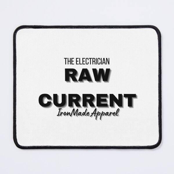 Item preview, RAW CURRENT Electrician Shirt – Funny Electrical Humor Tee for Linemen, Sparkies & Electrical Workers Gift designed and sold by IronMade Apparel.