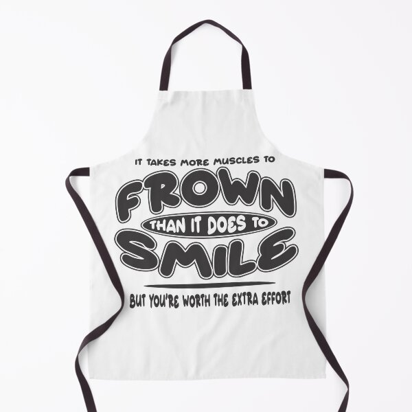 Item preview, Smile vs Frown Humor – Motivational Typography Artwork designed and sold by White Buffalo Art.