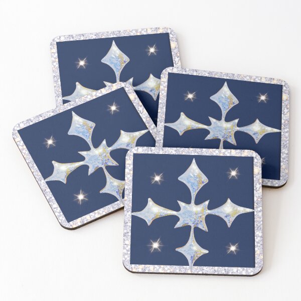 Item preview, Midnight Star Spark | Luxury Gold Silver Art   designed and sold by Rawafi Art Studio.