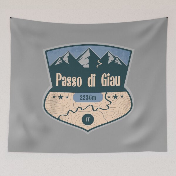 Item preview, Passo di Giau Italy Dolomites Road Badge designed and sold by CynthiaGraphics.