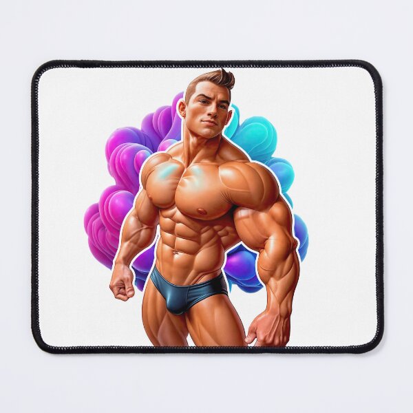 Item preview, Hyperreal Strength – Pop Art Physique #163 designed and sold by ForeverPrintsOK.