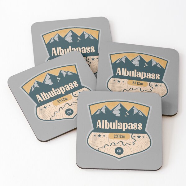 Item preview, Albula Pass Switzerland Alpine Road Badge designed and sold by CynthiaGraphics.