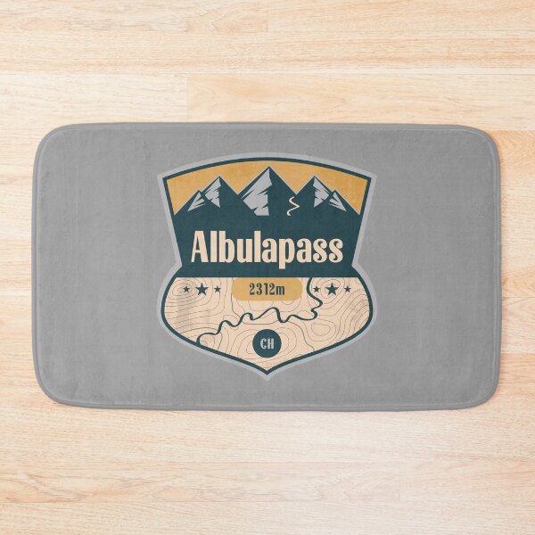 Item preview, Albula Pass Switzerland Alpine Road Badge designed and sold by CynthiaGraphics.