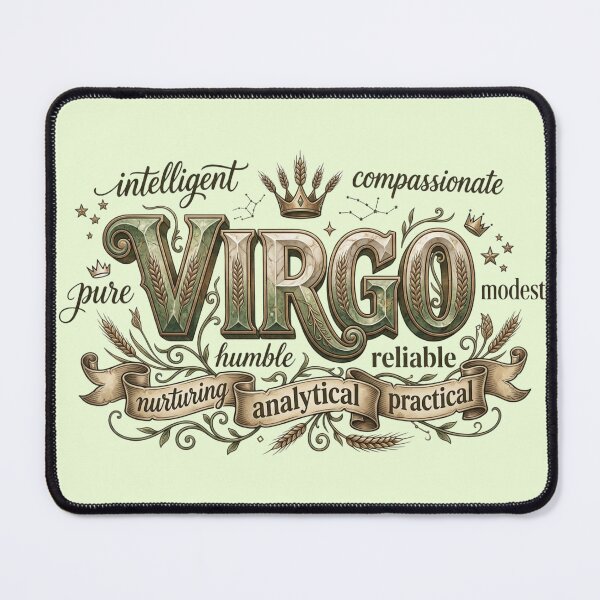 Item preview, Virgo Zodiac Signs, Horoscope Street Art designed and sold by BreezifyDesignStudio.
