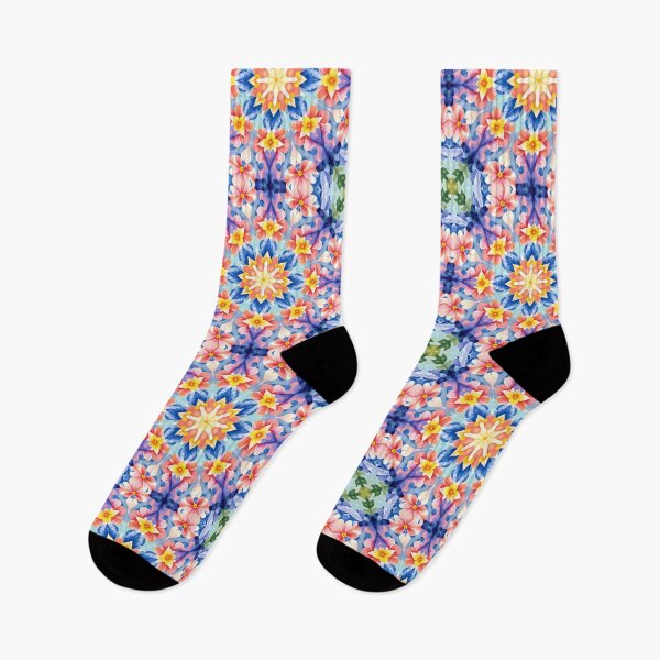 Artikelvorschau, Blütenkaskade – Kaleidoskopische Blumenmuster entworfen und verkauft von Petalandfur.