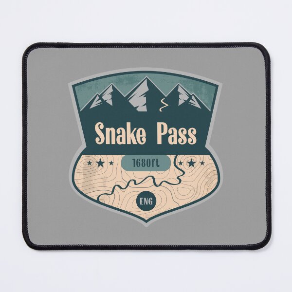Item preview, Snake Pass UK Scenic Road Badge designed and sold by CynthiaGraphics.