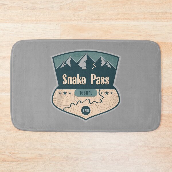 Item preview, Snake Pass UK Scenic Road Badge designed and sold by CynthiaGraphics.