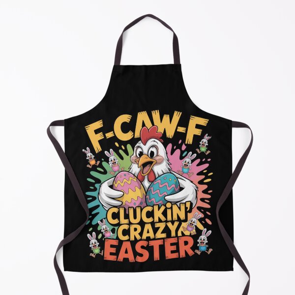Item preview, F-Caw-F Cluckin' Crazy Easter – Funny Chicken Easter Egg Tee V4 designed and sold by DarylWelsh2024.