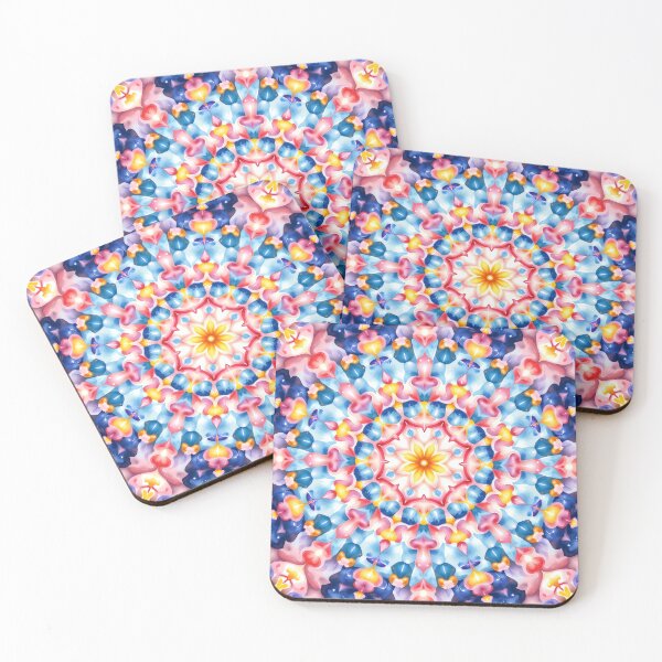 Item preview, Prism Petals - Kaleidoscopic floral patterns designed and sold by Petalandfur.
