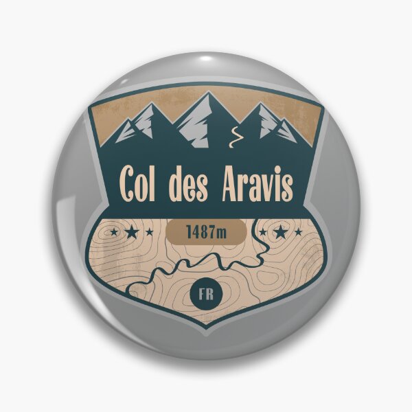 Item preview, Col des Aravis France Alps Road Badge designed and sold by CynthiaGraphics.