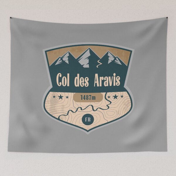 Item preview, Col des Aravis France Alps Road Badge designed and sold by CynthiaGraphics.
