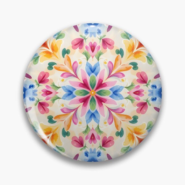 Artikelvorschau, Chroma Flora – Kaleidoskopische Blumenmuster entworfen und verkauft von Petalandfur.