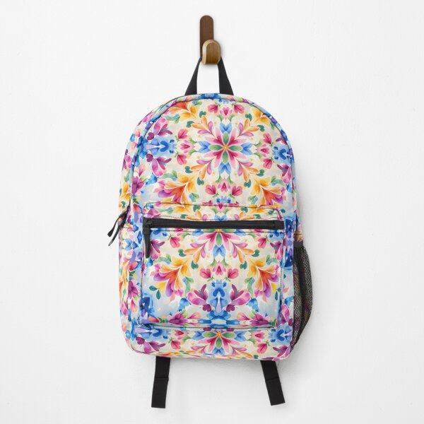 Item preview, Chroma Flora - Kaleidoscopic floral patterns designed and sold by Petalandfur.
