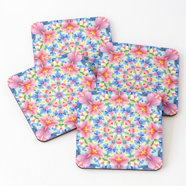 Item preview, Petal Paradox - Kaleidoscopic floral patterns designed and sold by Petalandfur.