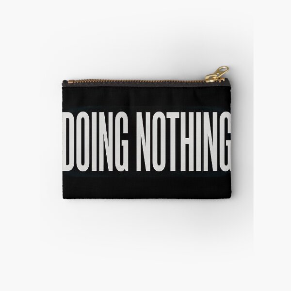 Item preview, Doing Nothing Funny Minimal Design | Lazy Sarcastic Typography Tee designed and sold by Mysterious Shop.