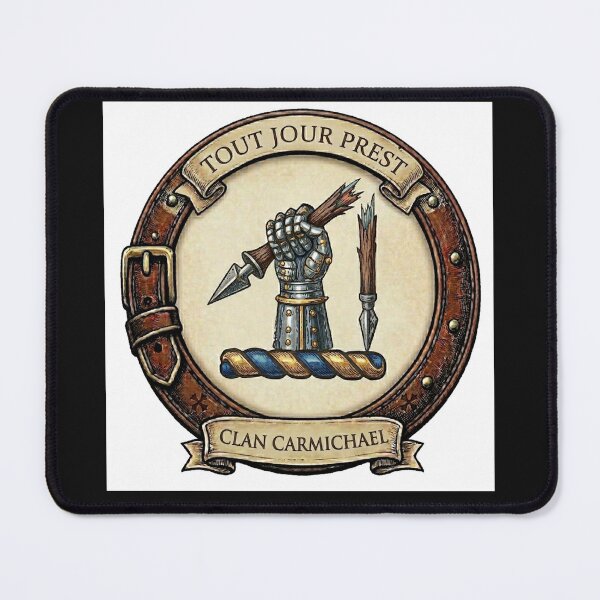 Item preview, Clan Carmichael Crest designed and sold by BagTown Clans.