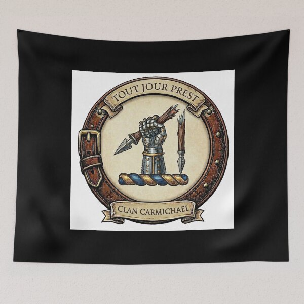 Item preview, Clan Carmichael Crest designed and sold by BagTown Clans.