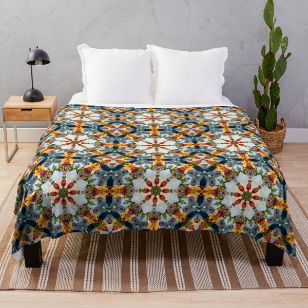 Item preview, Kaleido Garden - Kaleidoscopic floral patterns designed and sold by Petalandfur.