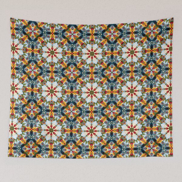 Item preview, Kaleido Garden - Kaleidoscopic floral patterns designed and sold by Petalandfur.