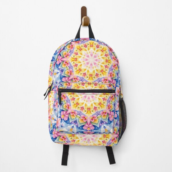 Item preview, Flower Facets - Kaleidoscopic floral patterns designed and sold by Petalandfur.