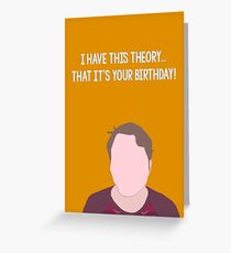 theory (birthday). Greeting Card