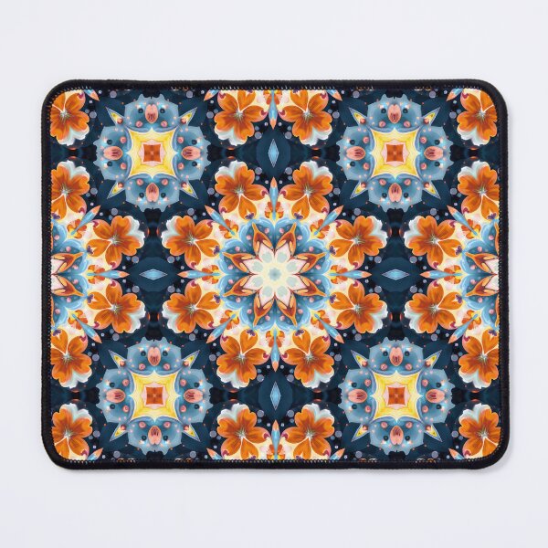 Item preview, Floral Illusion - Kaleidoscopic floral patterns designed and sold by Petalandfur.