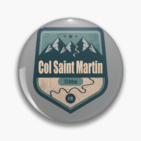 Item preview, Col Saint Martin France Alps Road Badge designed and sold by CynthiaGraphics.