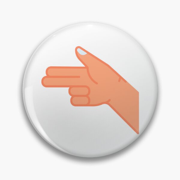 Item preview, Finger Gun Gesture - Playful Hand Signal Sticker for Fun Expressions designed and sold by Tr Creative Design.