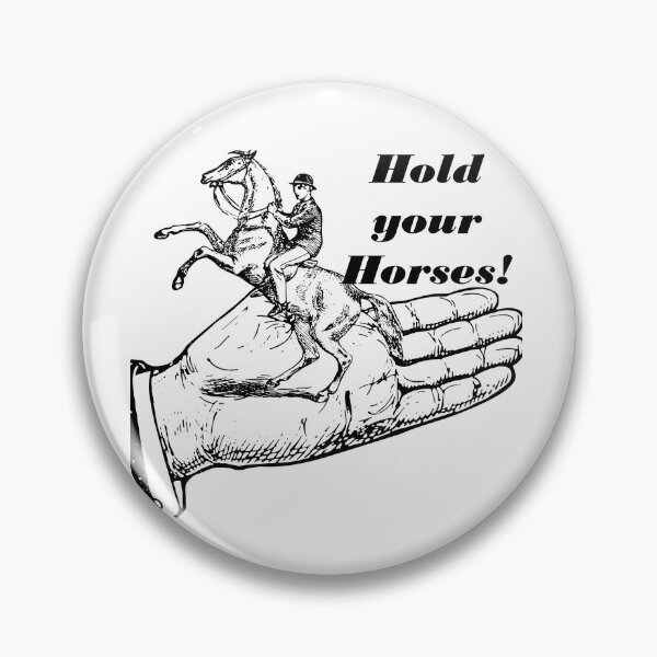 Item preview, Hold Your Horses – Funny Horse Cowboy Hand Graphic Tee designed and sold by TooCharming.