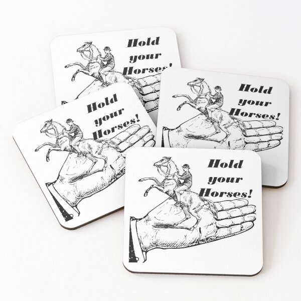 Item preview, Hold Your Horses – Funny Horse Cowboy Hand Graphic Tee designed and sold by TooCharming.