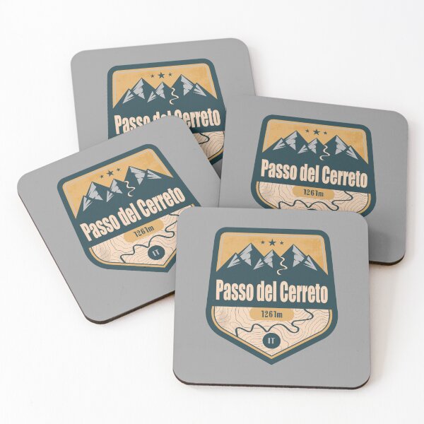 Item preview, Passo del Cerreto Italy Alpine Road Badge designed and sold by CynthiaGraphics.