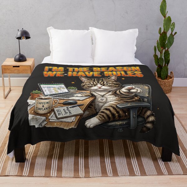 Item preview, I'm The Reason We Have Rules Cat Design designed and sold by PawPlanetPro.