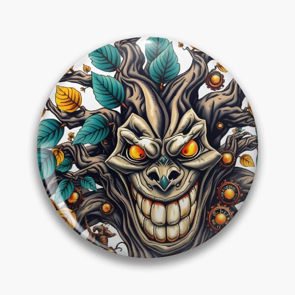 Item preview, Enchanted Tree with Mythical Creatures designed and sold by cuprum.