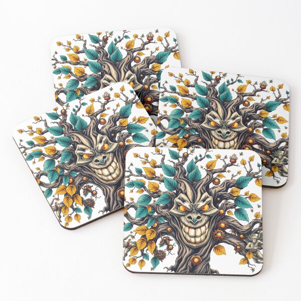 Item preview, Enchanted Tree with Mythical Creatures designed and sold by cuprum.