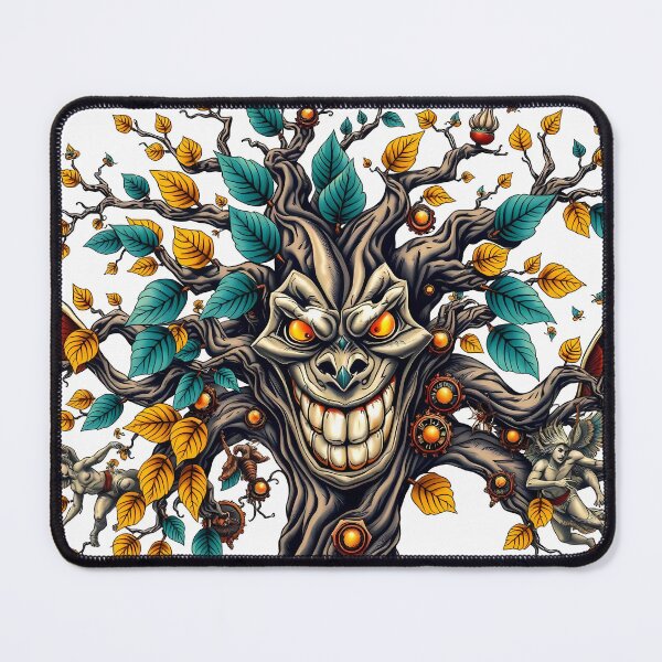 Item preview, Enchanted Tree with Mythical Creatures designed and sold by cuprum.