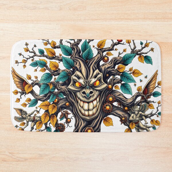 Item preview, Enchanted Tree with Mythical Creatures designed and sold by cuprum.