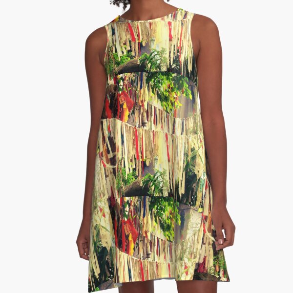 Colours of the rainbow A-Line Dress