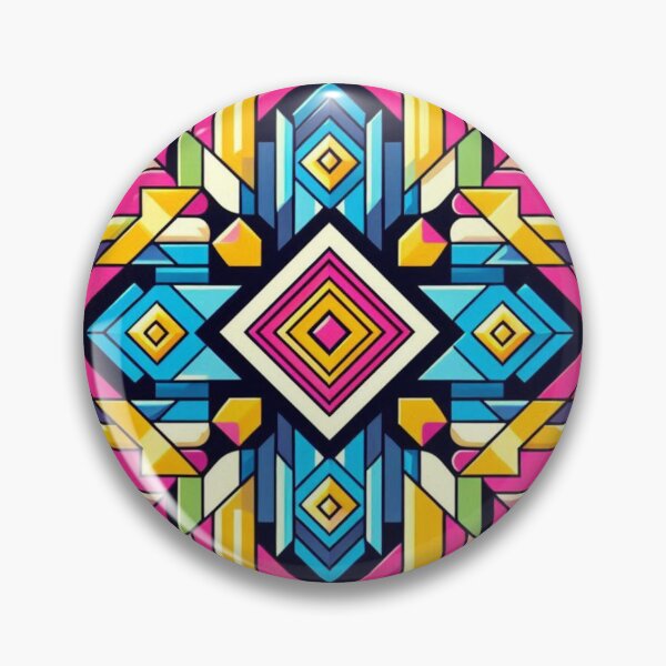 Item preview, Geometric Decorative Pattern – Vibrant Symmetry Design  designed and sold by Dogandesighn.