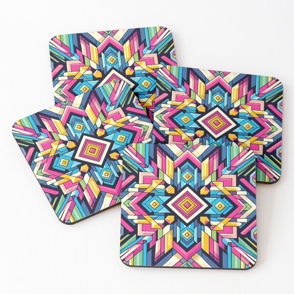 Item preview, Geometric Decorative Pattern – Vibrant Symmetry Design  designed and sold by Dogandesighn.