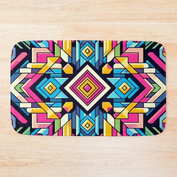 Item preview, Geometric Decorative Pattern – Vibrant Symmetry Design  designed and sold by Dogandesighn.