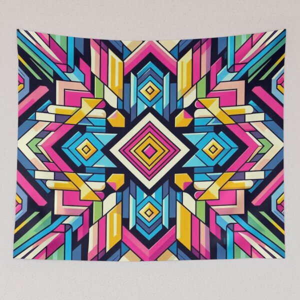 Item preview, Geometric Decorative Pattern – Vibrant Symmetry Design  designed and sold by Dogandesighn.