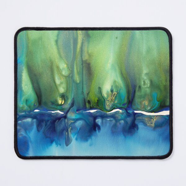 Item preview, Coastal abstract in calming ocean tones designed and sold by manonmackeyart.