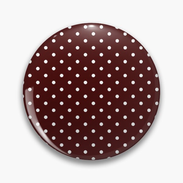Item preview, Dark burgundy and white Polka dot pattern designed and sold by RishabhArts1.