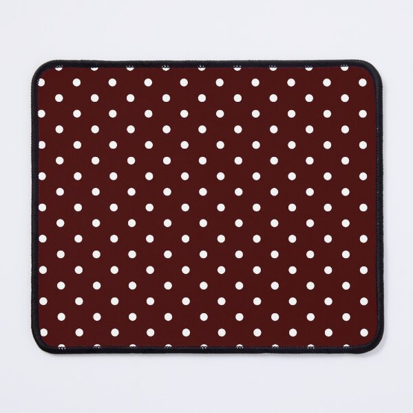Item preview, Dark burgundy and white Polka dot pattern designed and sold by RishabhArts1.