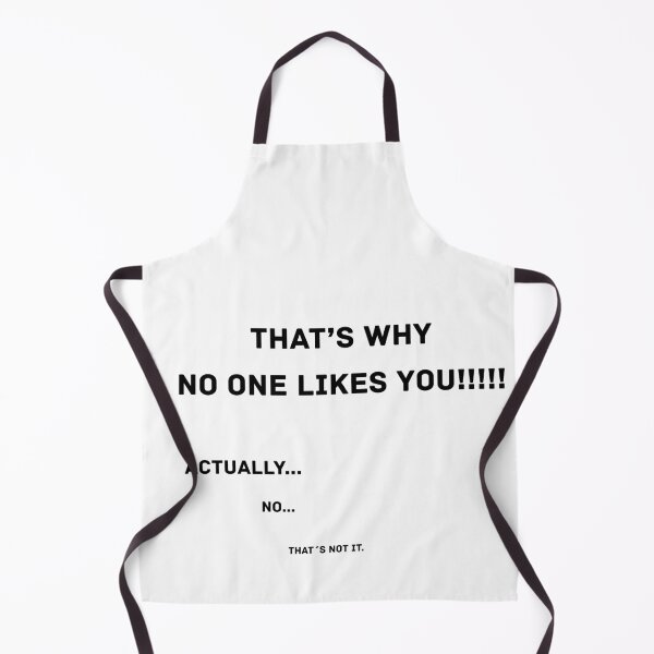 Item preview, No One Likes You Existential Humor Quote designed and sold by oxsa82.