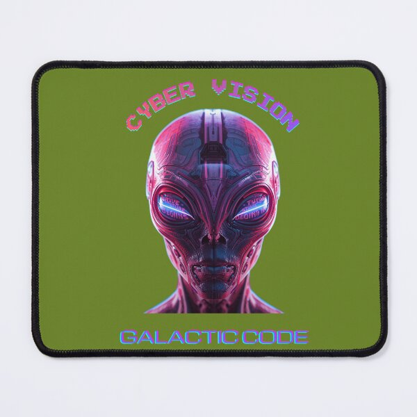 Item preview, Cyber Vision Galactic Code - Futuristic Neon Alien designed and sold by CiNi13.