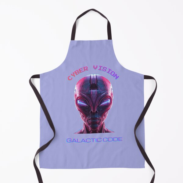 Item preview, Cyber Vision Galactic Code - Futuristic Neon Alien designed and sold by CiNi13.
