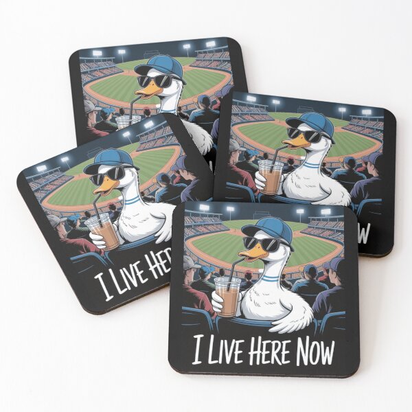 Item preview, Funny Goose Stadium Baseball Fan I Live Here Now Game Day Classic T-Shirt designed and sold by kittens2doggy.