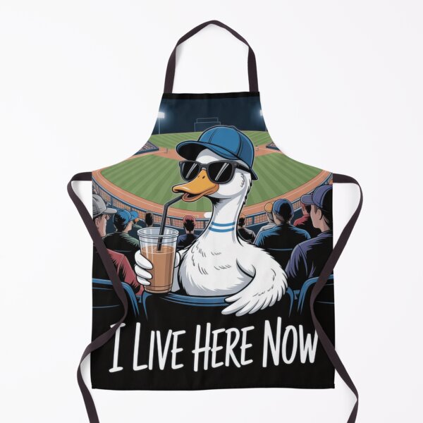Item preview, Funny Goose Stadium Baseball Fan I Live Here Now Game Day Classic T-Shirt designed and sold by kittens2doggy.