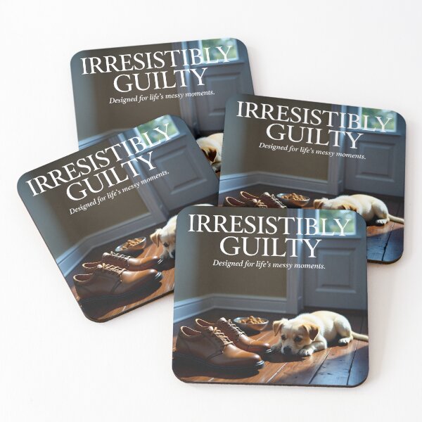 Item preview, Irresistibly Guilty — Designed for Life’s Messy Moments | Playful Pet Lifestyle Image designed and sold by Creative-RE.